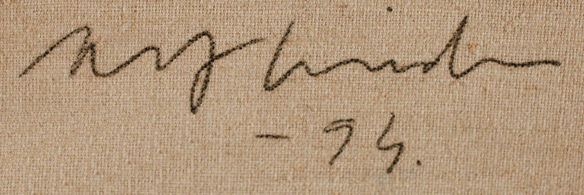 ALF LINDER, olja på duk, signerad och daterad -94.