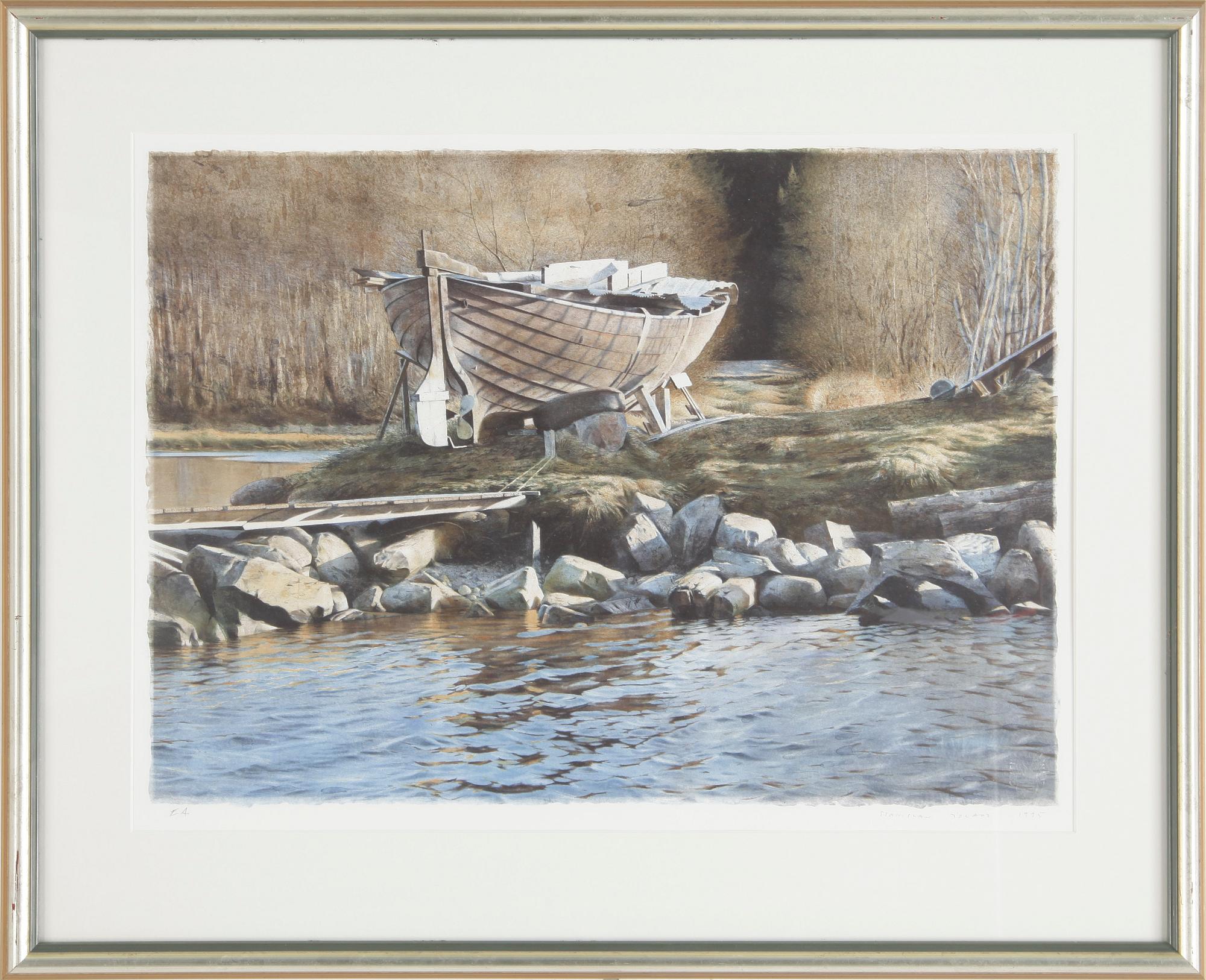 STANISLAW ZOLADZ, färglitografi, signerad, provtryck.