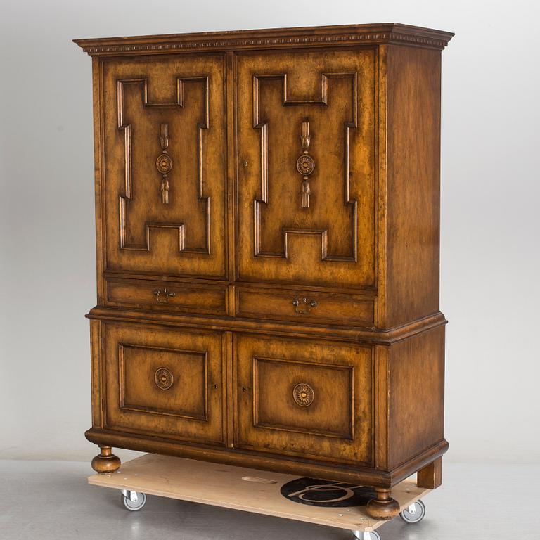 A stained birch cabinet, 1930's.