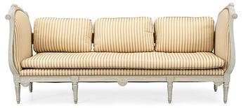 544. A Gustavian late 18th Century sofa.