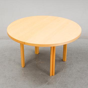 Alvar Aalto, an elm Artek dining table, Finland.