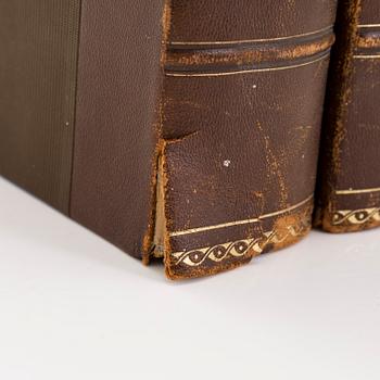 Kirjateos, 3 nidettä, Sukutaulut "Suomen Ritarihuoneeseen otetusta aatelistosta" I-II lisäosa 1879-1883.