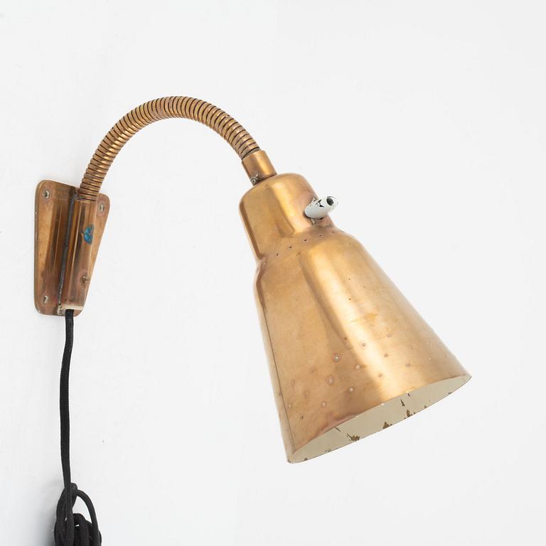 Alf Svensson, possibly, a wall lamp, Bergboms, mid 20th Century.