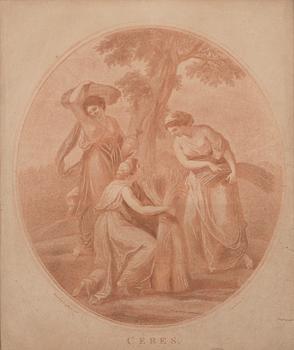 stipple engraving after Angelica Kauffman.