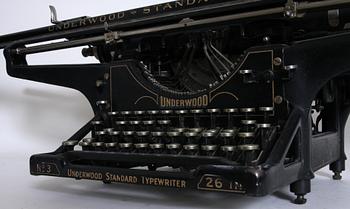 SKRIVMASKIN, Underwood Standard, USA, 1900-talets första hälft.