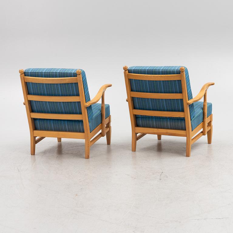 Armchairs, a pair, Diö-möbler, second half of the 20th century.