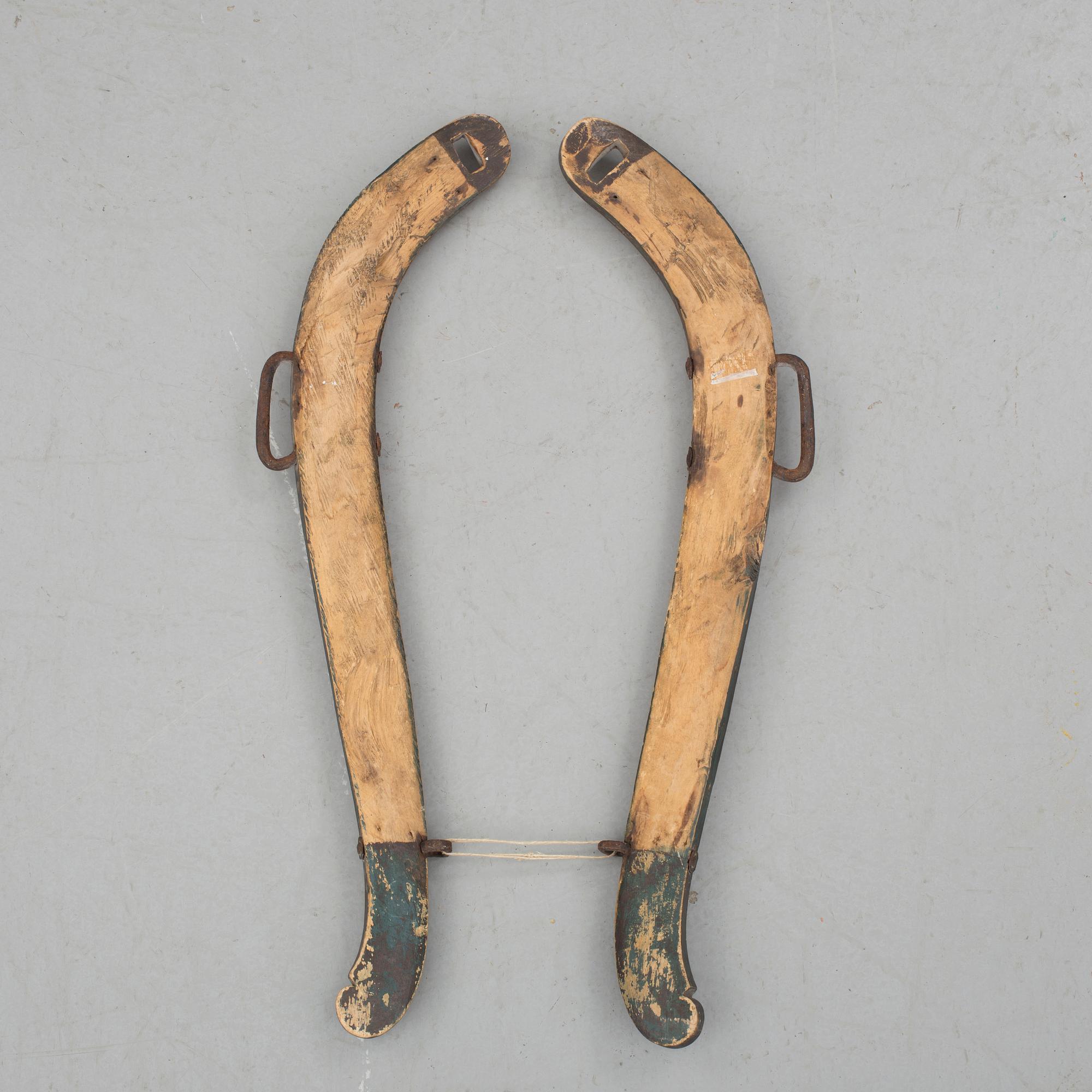LOKOR, ett par, allmoge, 1700/1800-tal.