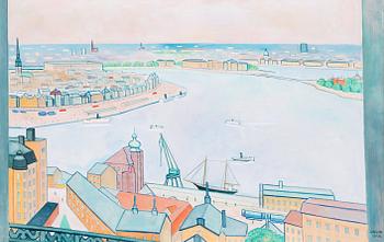 13. Einar Jolin, View from Södermalm, Stockholm.