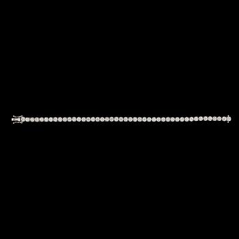 1104. A brilliant-cut diamond bracelet, total carat weight 9.15 cts. Quality H/SI.