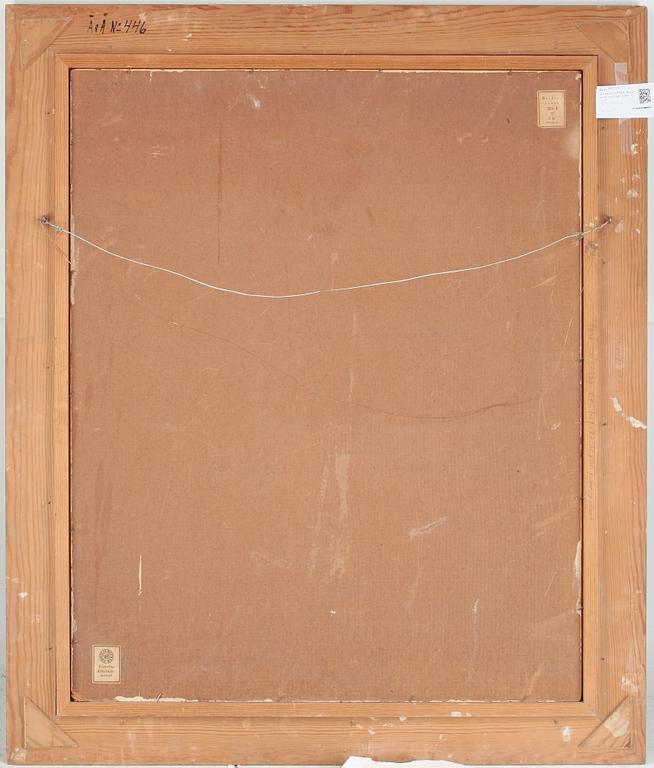 LILING NYSTRÖM, olja på pannå, sign. o dat -51.