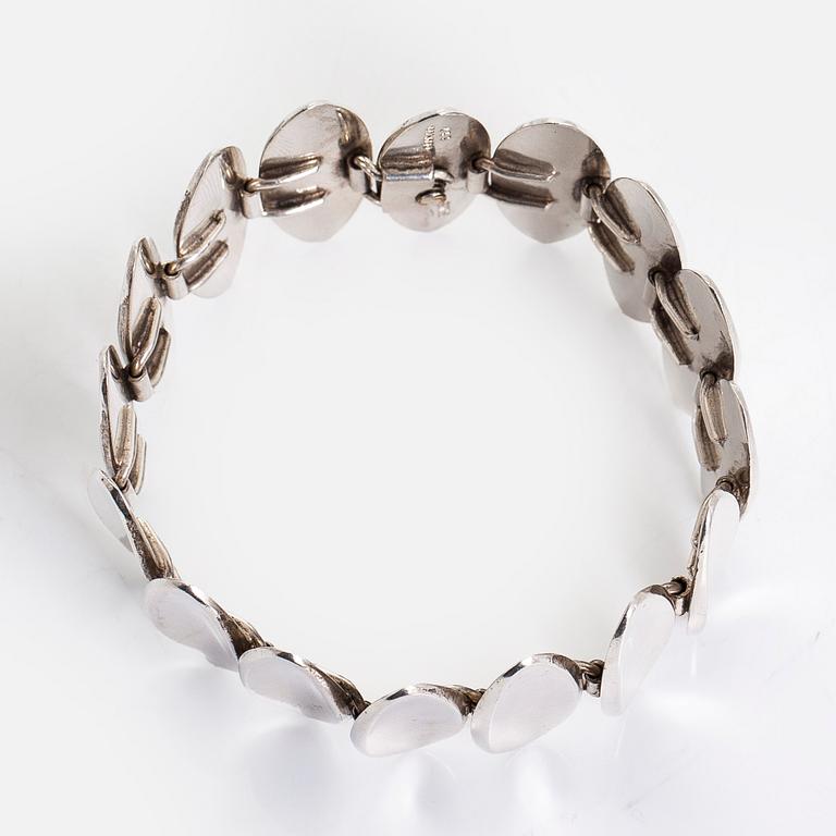 Hans Hansen, a sterling silver bracelet, Denmark.