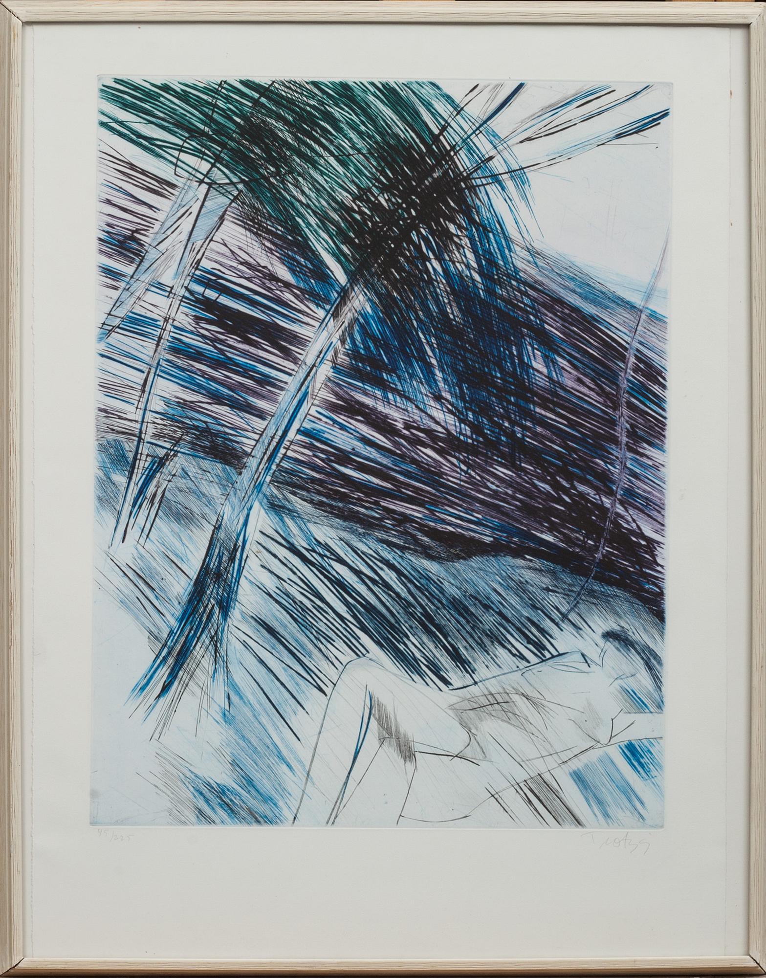 ULF TROTZIG, färgetsning, signerad och numrerad 45/225.