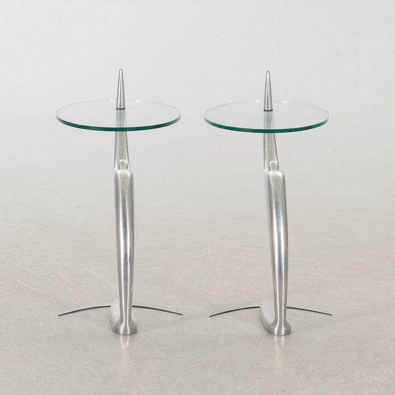 PIERANGELO CARAMIA ''Arcadia Swing'', a pair of tables.