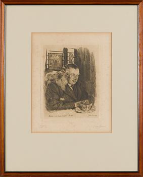 Louis Sparre, "Anders vid frukostbordet i Mora, Januari 1919".