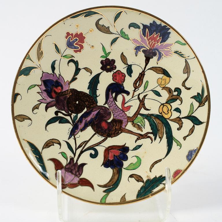 FAT, 6 st, majolika, Rörstrand, 1800/1900-tal.