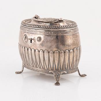 Magnus Fryberg, sockerskrin, silver, Jönköping, 1826.