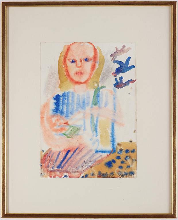 Lena Cronqvist, Self portrait.