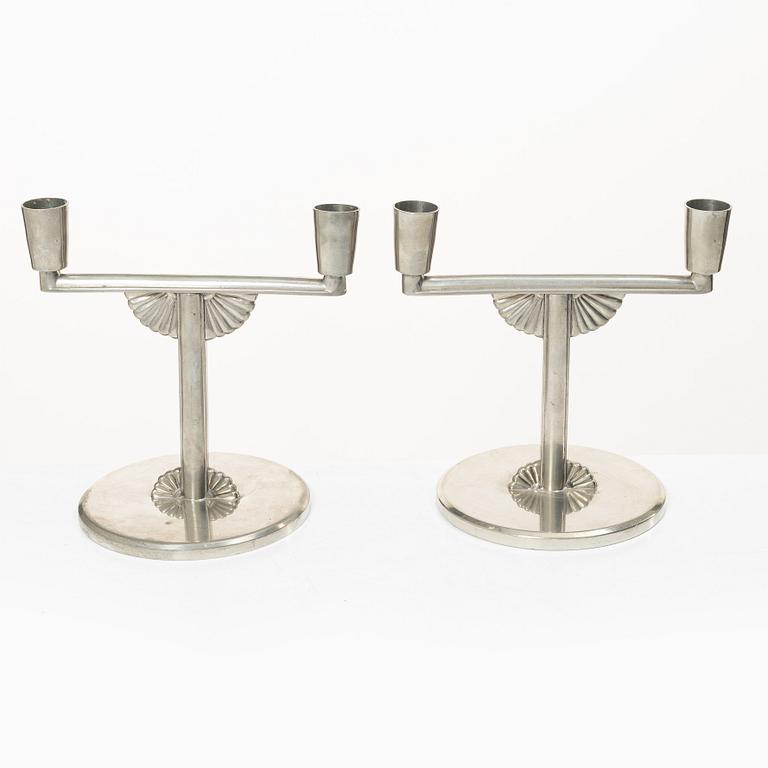 Candle holders a pair, KE & Co. 1935.