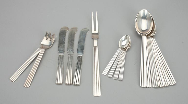 BESTICK 16 st, silver, Georg Jensen, Danmark efter 1945.