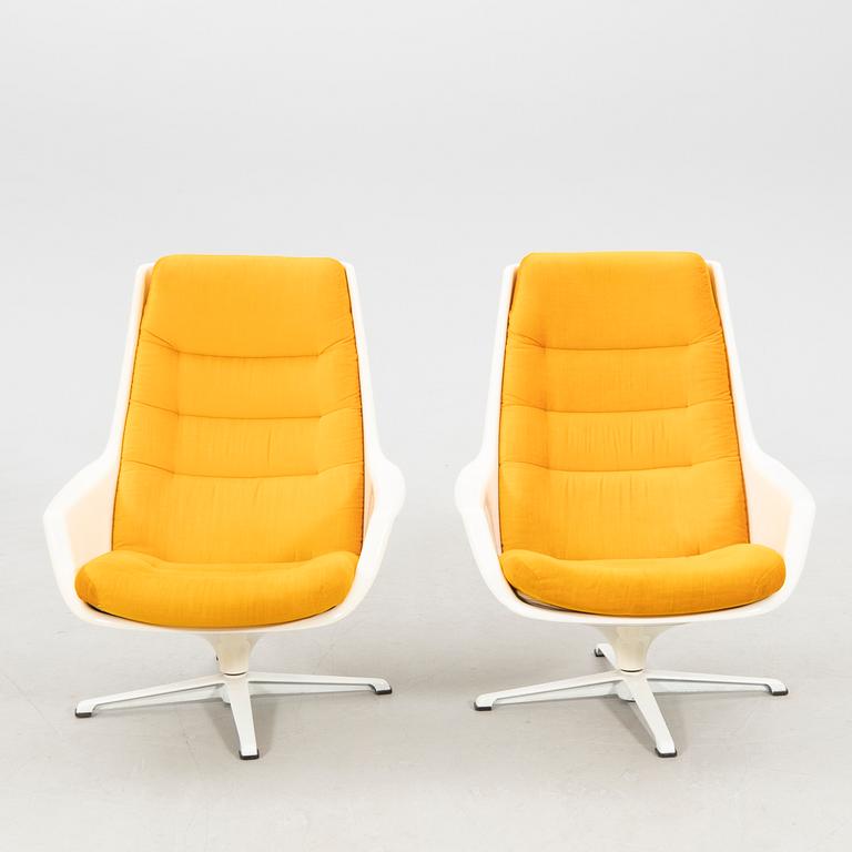 Alf Svensson & Yngvar Sandström fåtöljer ett par "Planet" 1970/80-tal.