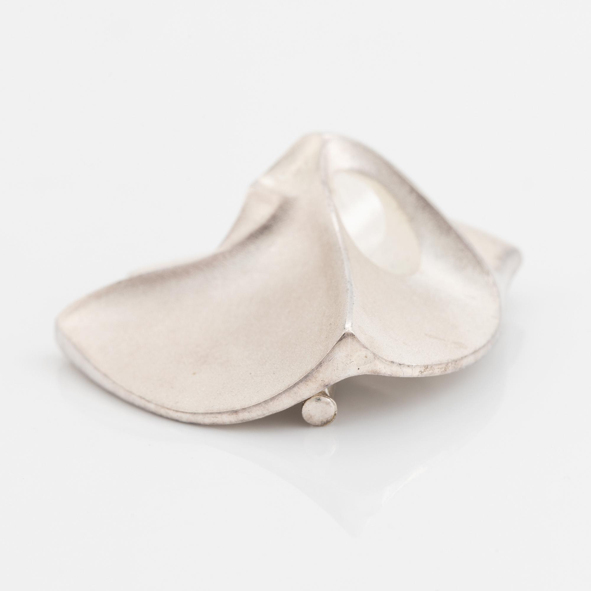 Björn Weckström, brosch,  "Labyrinth",  sterlingsilver. Lapponia 2007.