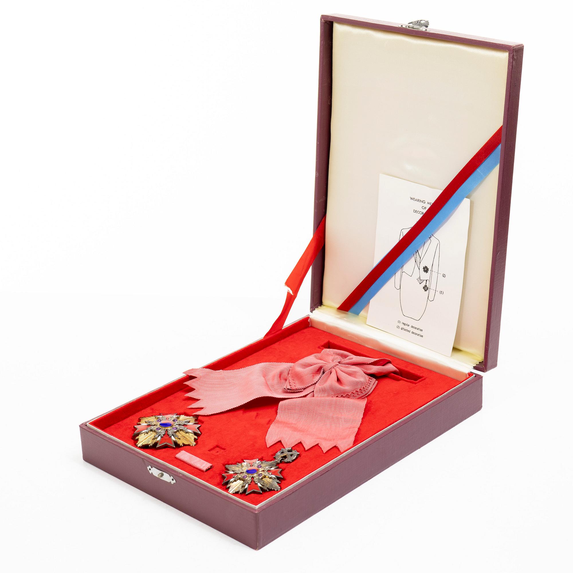 Order of Diplomatic Service Merit, Grand Gwanghwa medal.