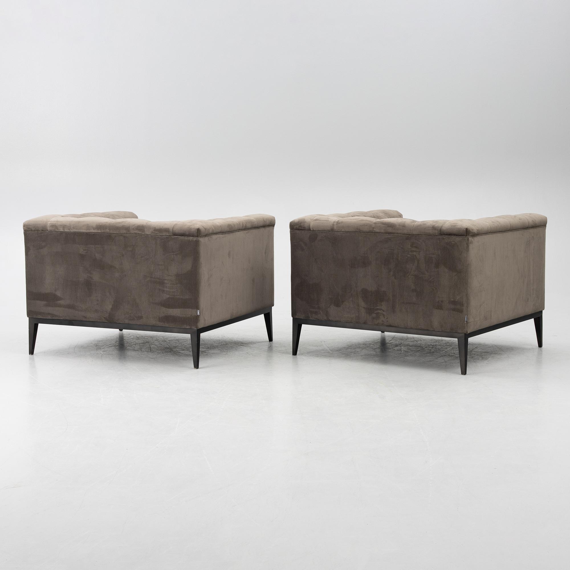 Fåtöljer, ett par, "Raffles", Eichholtz, samtida.