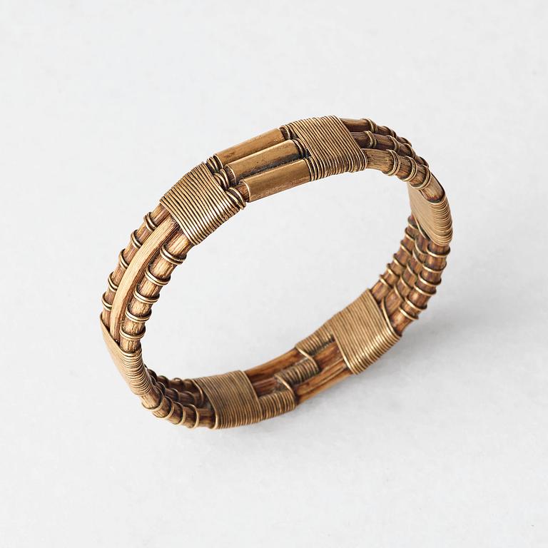 Vivianna Torun Bülow-Hübe, a rattan bracelet, Sweden 1945-50's.