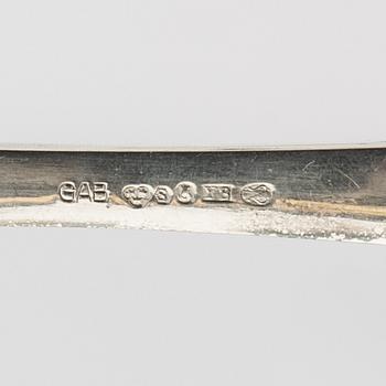 Jacob Ängman, bestick, ca 176 delar, "Rosenholm"  silver GAB Stockholm 1950-tal.
