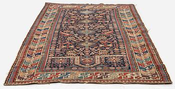 An antique Kuba prayer rug East Caucasus, c. 192 x 119 cm.