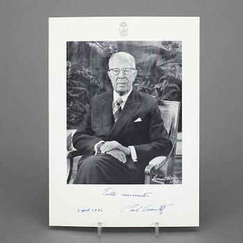 PARTI DIVERSE, matsedlar, inbjudningskort, tackkort från Gustav V, prins Bertil, prinsessan Sibylla, Prinsessan Birgitta.