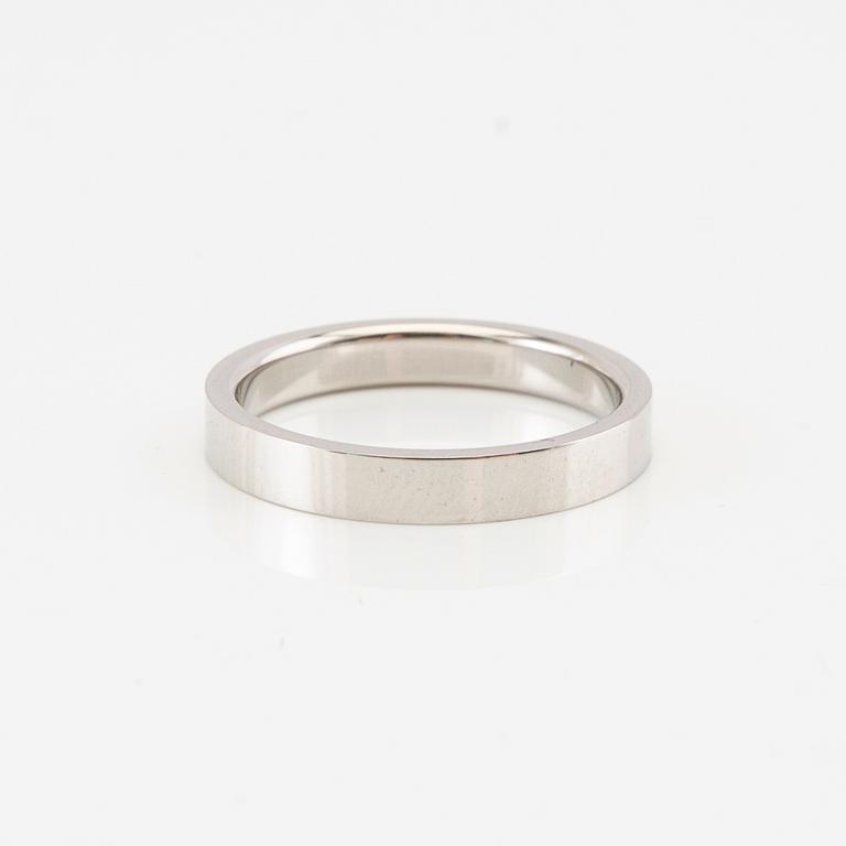 Tiffany & Co, ring "Flat band ring" 950 platina.