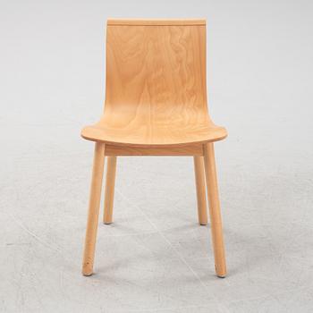 A beech 'Serif chair' by Chris Martin for Massproductions.
