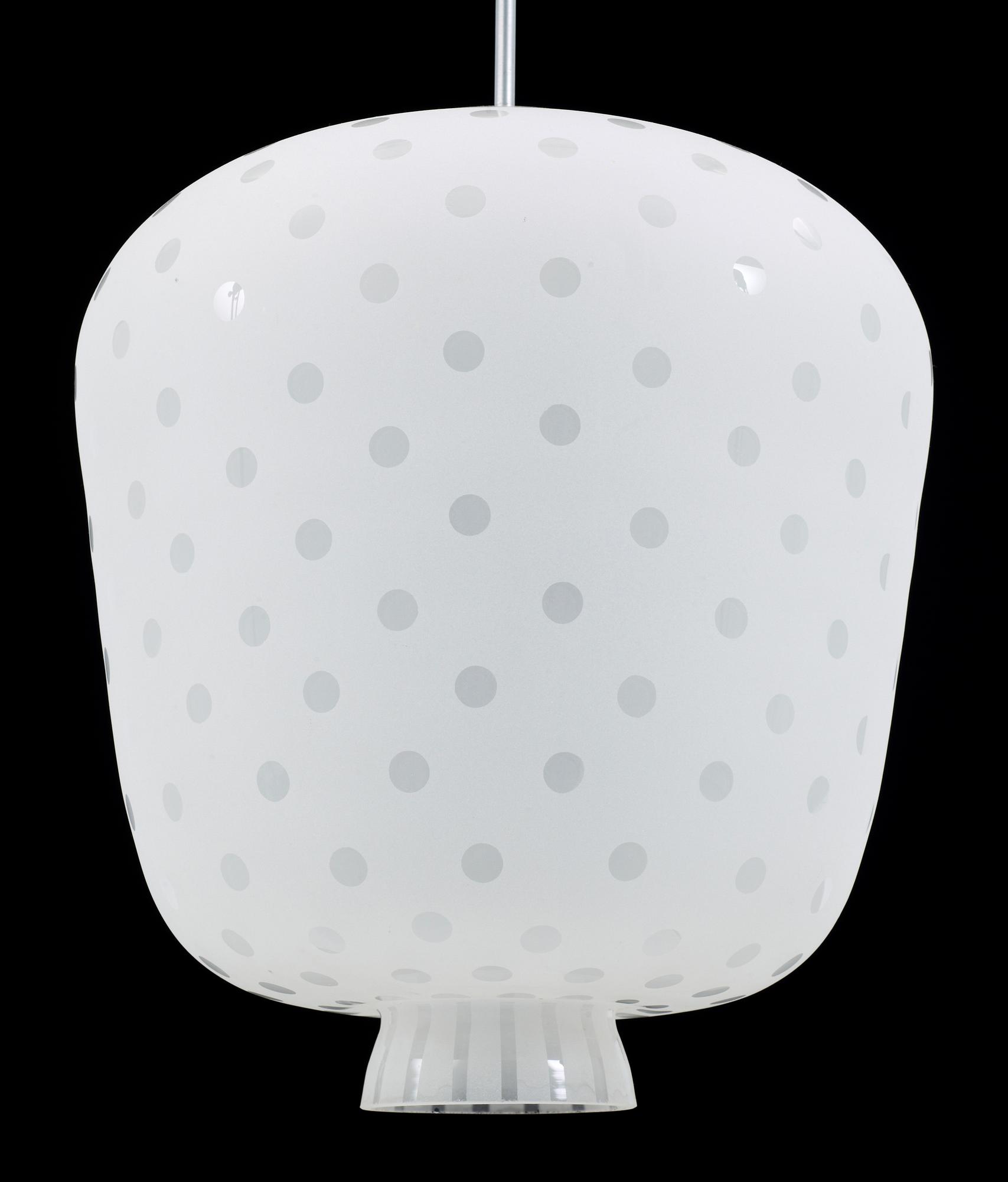 TAKLAMPA, glas, 1950-tal.