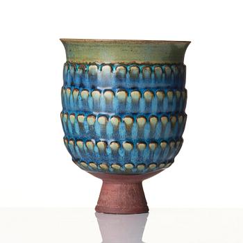 Wilhelm Kåge, a Farsta stoneware vase, Gustavsberg Studio 1950s.