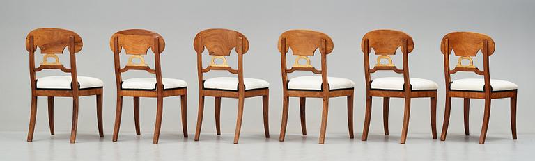 STOLAR, 6 st, Karl Johan, 1820-40-tal.