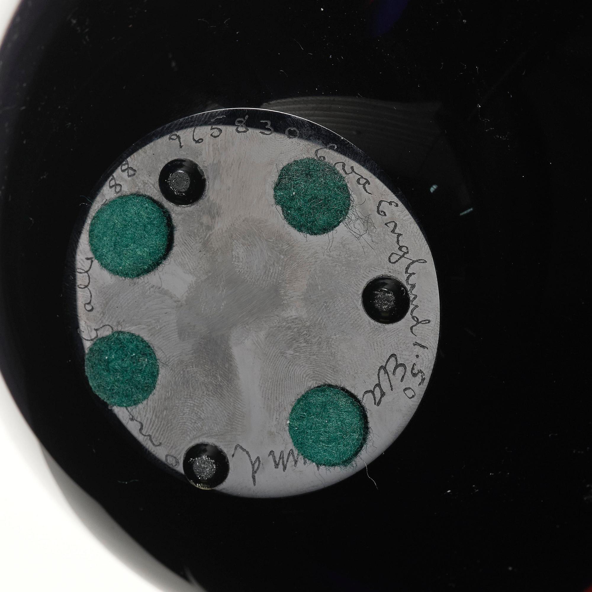 Eva Englund, an "Eldsjäl" graal glass vase, Orrefors 1988, ed 1-50.