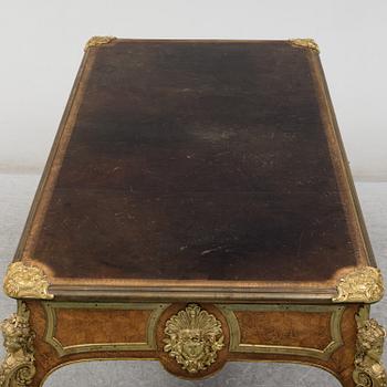 A French Louis XV-style writing desk, second half of the 19th century.