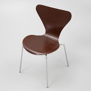 Arne Jacobsen, chairs, 4 pcs, "The Seven", Fritz Hansen, Denmark.