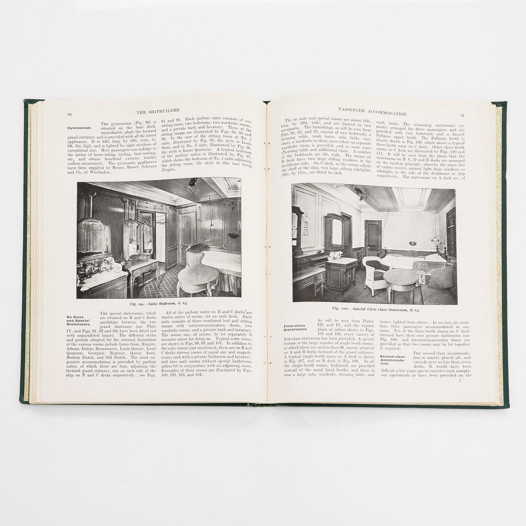 Book, a souvenir number of 'The Shipbuilder' for the Olympic & Titanic.