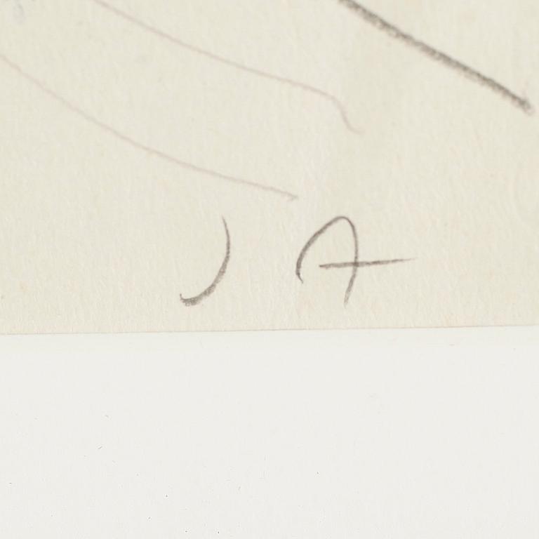JOHN JON-AND, blandteknik, monogramsignerad och daterad 1-3-22.