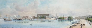 10. Anna Palm de Rosa, Panoramic view over the Royal palace in Stockholm.