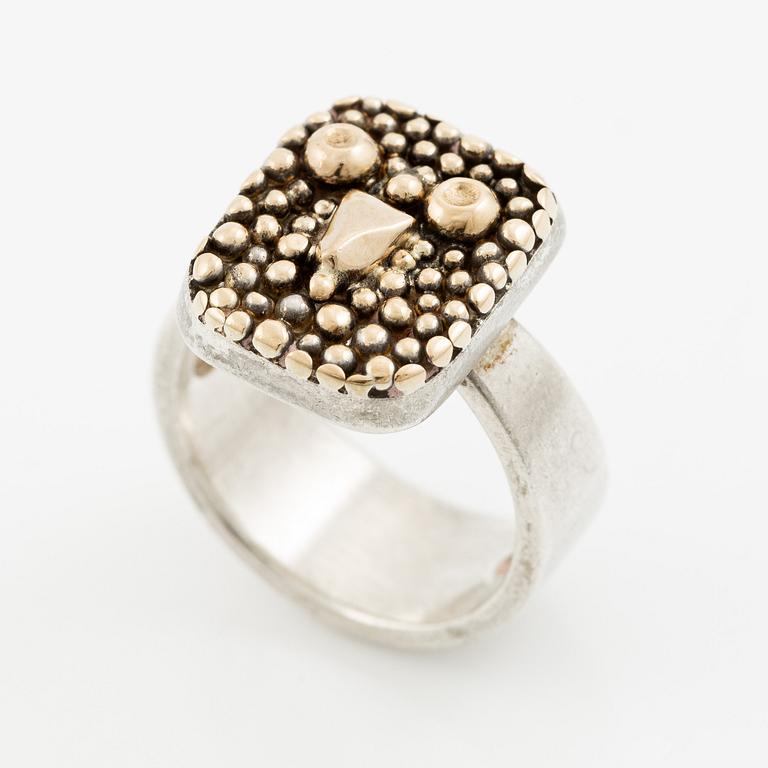Sven-Erik Högberg, ring, sterling silver, Gothenburg 1984.