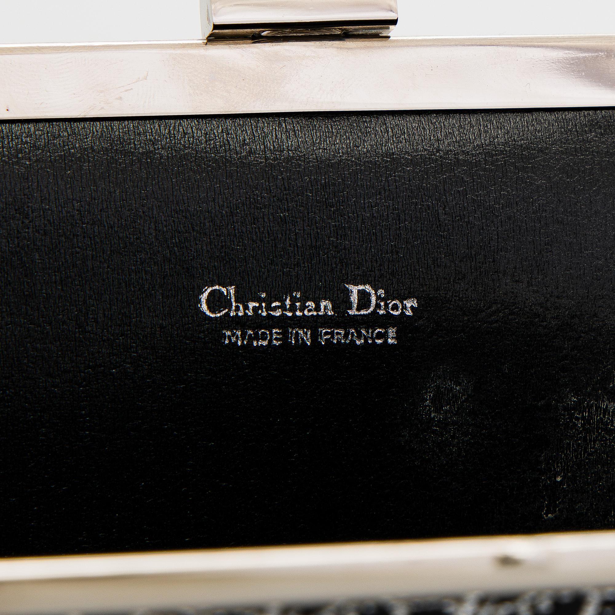 Christian Dior, a vintage clutch bag.