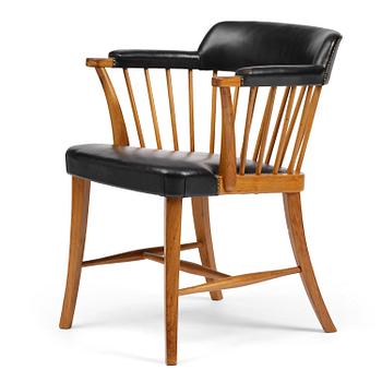 111. Josef Frank, Armchair, model B 789A, "Captain's Chair", Svenskt Tenn, 1960s.