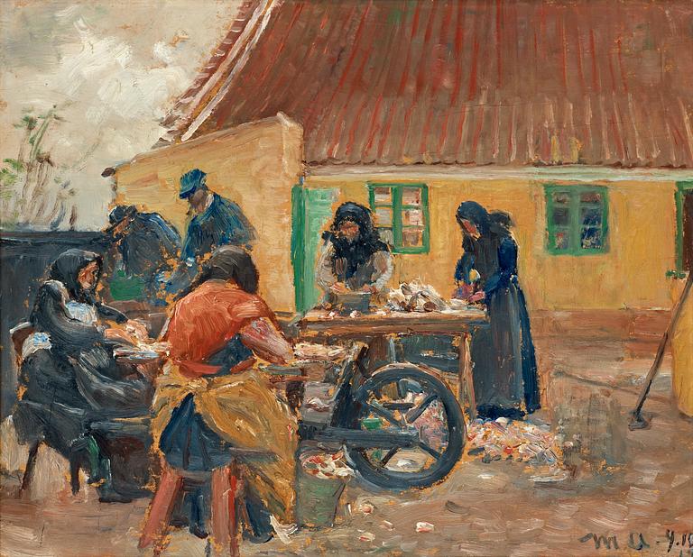 Michael Ancher, Fiskrenserskor.