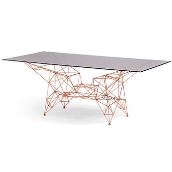 Tom Dixon, matbord, "Pylon Dining Table", Tom Dixon Studio, London, efter 2014.