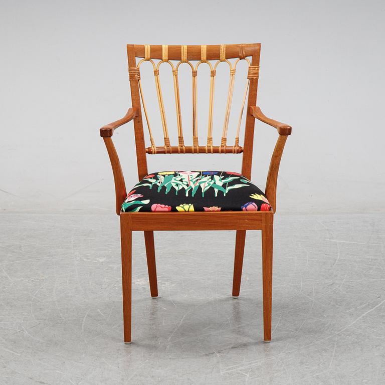 A mahogany model 1165 armchair by Josef Frank for Frima Svenskt Tenn.