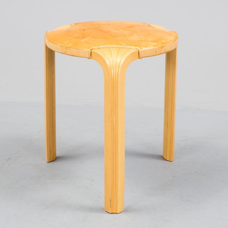 A model X 602 stool by Alvar Aalto.