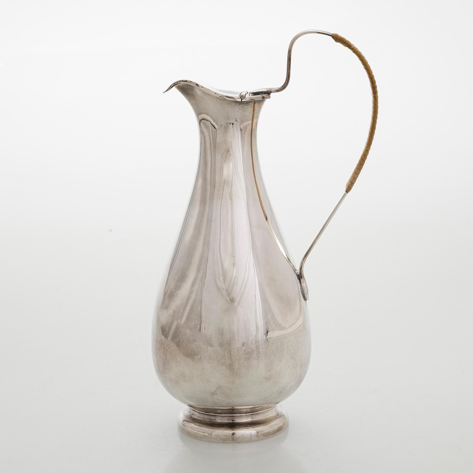 Kanna, silver, Hopeatehdas, Helsingfors 1954.